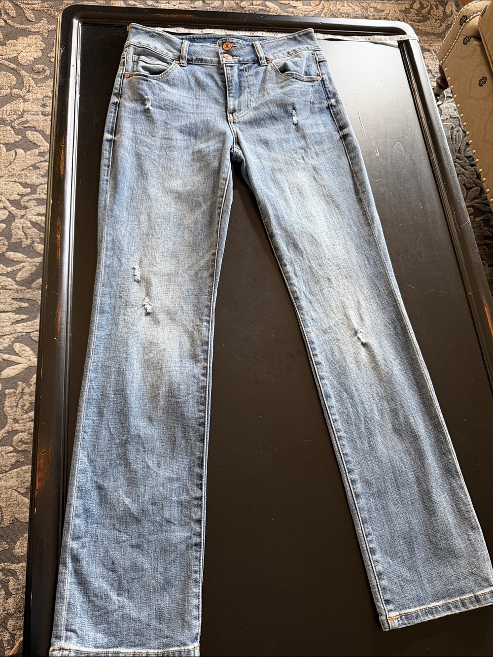 Cabi conch straight Light Blue Women's Straight-Leg Jeans